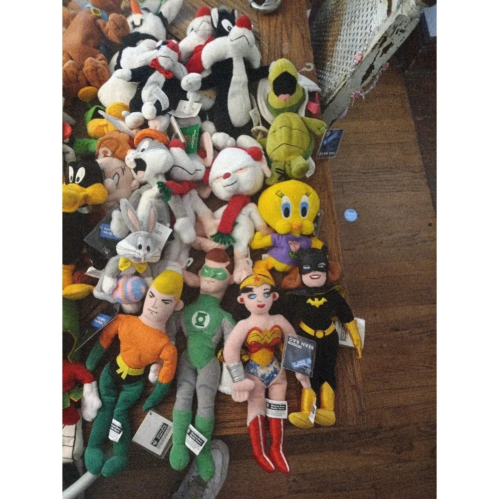 Vtg 1999 Warner Bros Studio Store Looney Tunes Mini Bean Bag Plush Lot (61)